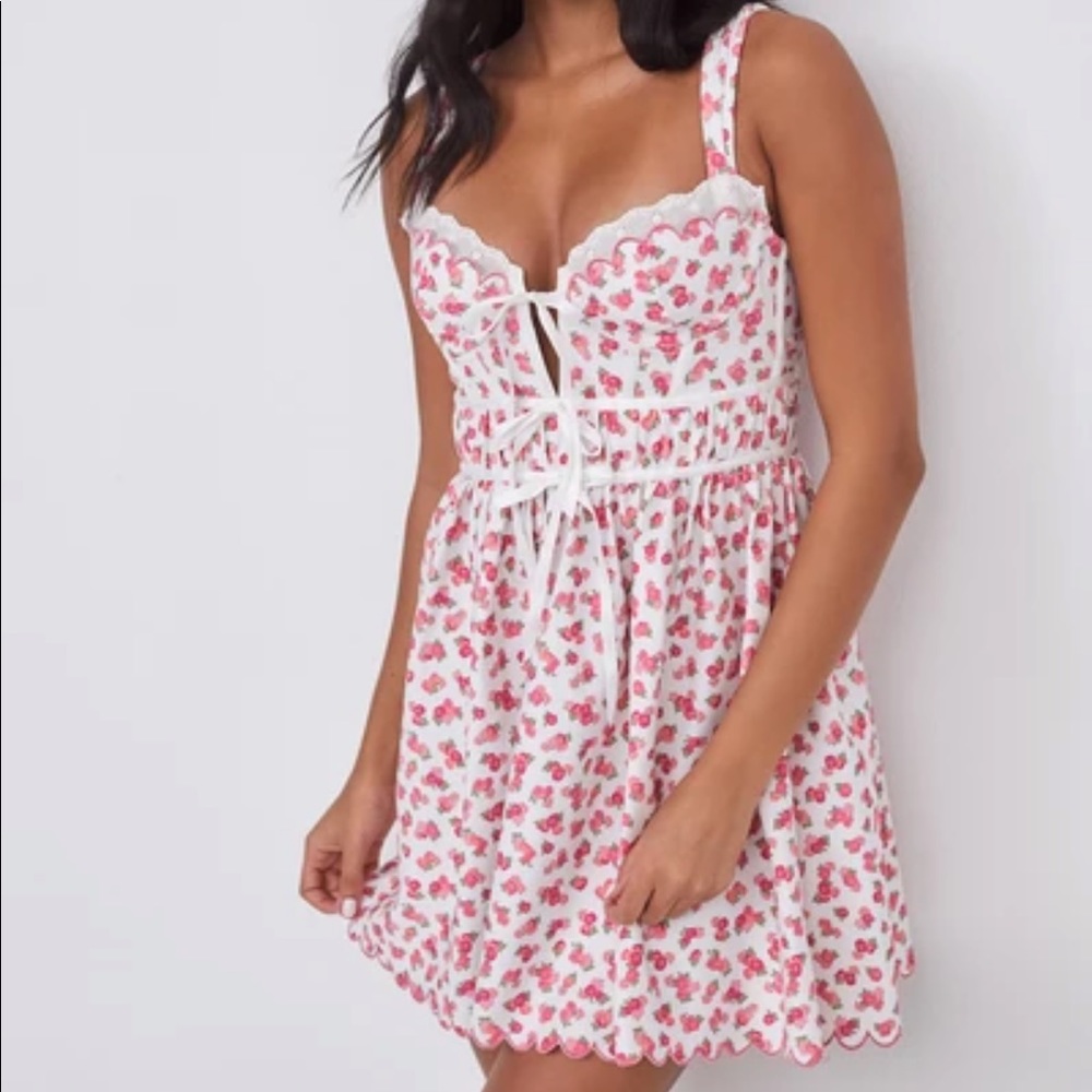 For Love & Lemons Baby Blooms Slip dress